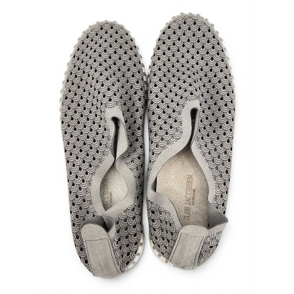 Isle Jacobsen Tulip 139 Slip-On Shoes, Grey, Women's EU 39 US 9